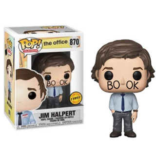Φιγούρα Funko POP! The Office - Jim Halpert (Book Face) (Chase) #870