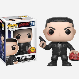 Φιγούρα Funko POP! Marvel - Daredevil - Punisher (Holding Mask) (Chase) #216 (1+1 Pack)