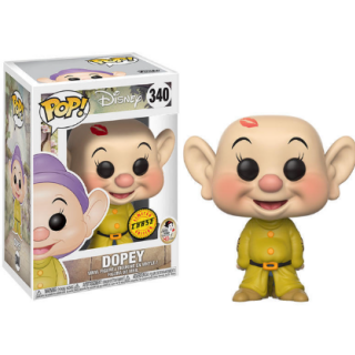 Φιγούρα Funko POP! Disney - Snow White and the Seven Dwarfs 80th Anniversary - Dopey (Chase) #340 (1+1 Pack)
