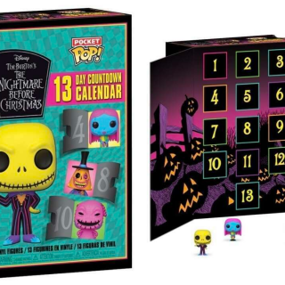 Φιγούρα Funko Pocket POP! 13-Day Countdown Calendar - Disney - Tim Burton's The Nightmare Before Christmas (Black Light)