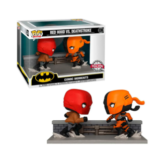 Φιγούρα Funko POP! Moment DC Heroes - Batman - Red Hood Vs Deathstroke (Special Edition) #336