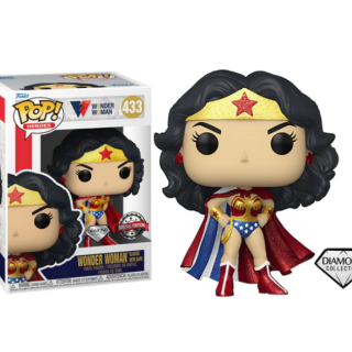 Φιγούρα Funko POP! DC Heroes - Wonder Woman 80th Anniversary - Wonder Woman with Cape (Diamond Collection) (Special Edition) #433