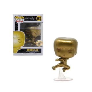 Φιγούρα Funko POP! Bruce Lee - Bruce Lee (Flying Man) (Gold Chrome) (Bait Exclusive) #592