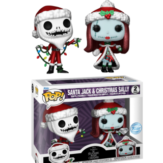 Φιγούρα Funko POP! Disney - The Nightmare Before Christmas 30th Anniversary - Santa Jack and Christmas Sally (Diamond Collection) (Funko Special Edition) 2-Pack