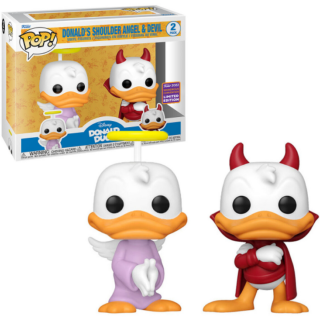 Φιγούρα Funko POP! Disney - Donald Duck - Donald's Shoulder Angel & Devil (2022 Wondrous Convention Limited Edition) 2-Pack