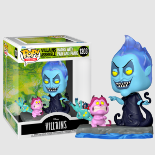Φιγούρα Funko POP! Deluxe Disney - Villains Assemble - Hades with Pain and Panic (Special Edition) #1203
