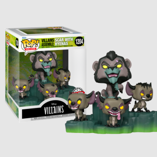 Φιγούρα Funko POP! Moment Disney - Villains Assemble - Scar with Hyenas (Special Edition) #1204