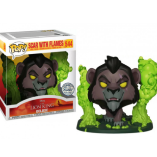 Φιγούρα Funko POP! Deluxe Disney - Lion King - Scar with Flames (Special Edition) #544