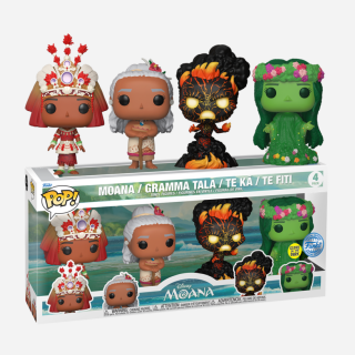 Φιγούρα Funko POP! Disney - Moana - Moana / Gramma Tala / Te Ka / Te Fiti (Glows in the Dark) (Funko Special Edition) 4-Pack