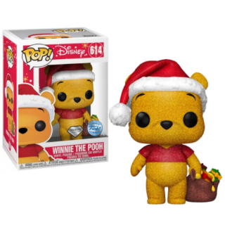 Φιγούρα Funko POP! Disney - Winnie the Pooh - Winnie the Pooh (with Santa Hat) (Christmas) (Diamond Collection) (Special Edition) #614