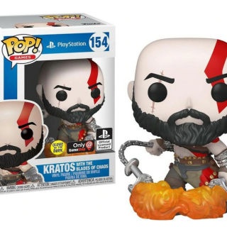 Φιγούρα Funko POP! Playstation - God of War - Kratos with the Blades of Chaos (Glows in the Dark) (Special Edition) #154