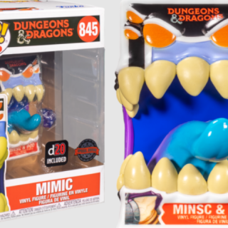 Φιγούρα Funko POP! Super (15cm) Dungeons & Dragons - Mimic (With D20) (Special Edition) #845