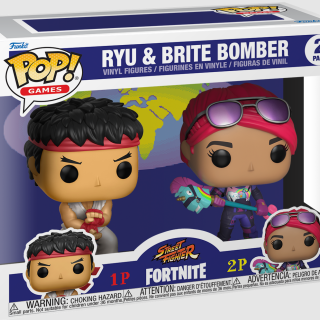 Φιγούρα Funko POP! Street Fighter / Fortnite - Ryu & Brite Bomber 2-Pack