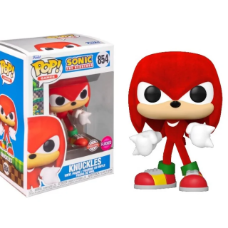 Φιγούρα Funko POP! Sonic the Hedgehog - Knuckles (Flocked) (Special Edition) #854