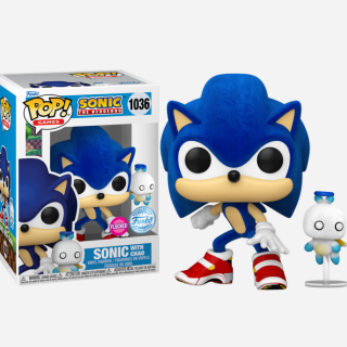 Φιγούρα Funko POP! Sonic the Hedgehog - Sonic with Chao (Flocked) (Special Edition) #1036