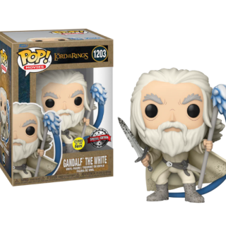 Φιγούρα Funko POP! Lord of The Rings - Gandalf the White (with Sword and Staff) (Earth Day) (Glows in the Dark) (Special Edition) #1203 (with protective case)