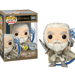 Φιγούρα Funko POP! Lord of The Rings - Gandalf the White (with Sword and Staff) (Earth Day) (Glows in the Dark) (Funko Special Edition) #1203 (with protective case)