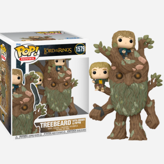 Φιγούρα Funko POP! Super (15cm) Lord of the Rings - Treebeard with Merry and Pippin #1579