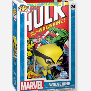 Φιγούρα Funko POP! Comic Covers Marvel - The Incredible Hulk and now the Wolverine - Wolverine (Funko Special Edition) #24