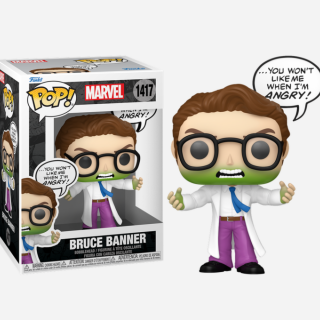 Φιγούρα Funko POP! Marvel Comics - Bruce Banner (Sayings - ..You won't like me when i'm Angry!) #1417