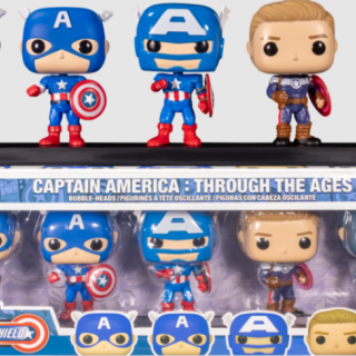 Φιγούρα Funko Pop! Marvel - Year of the Shield - Captain America - Through the Ages (Special Edition) 5-Pack