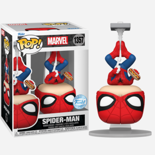 Φιγούρα Funko POP! Marvel - Spider-Man (with Hot Dog) (Upside Down) (Funko Special Edition) #1357