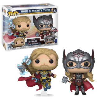 Φιγούρα Funko Pop! Marvel - Thor, Love and Thunder - Thor & Mighty Thor (Special Edition) 2-Pack