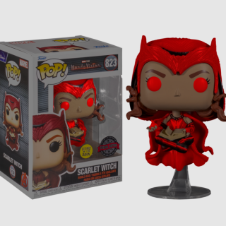 Φιγούρα Funko POP! Marvel - WandaVision - Scarlet Witch (Darkhold) (Glows in the Dark) (Funko Special Edition) #823