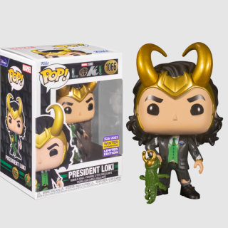Φιγούρα Funko POP! Marvel - Loki - President Loki (with Alligator Loki) (2022 Winter Convention Limited Edition) #1066