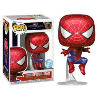 Φιγούρα Funko POP! Marvel - Spider-Man - No Way Home - Friendly Neighborhood Spider-Man (Leaping) (Metallic) (Special Edition) #1158