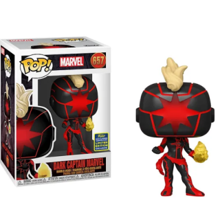Φιγούρα Funko POP! Marvel - Dark Captain Marvel (2020 Summer Convention Limited Edition) #657 (Second Hand) (Damaged Package)