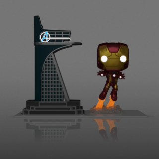 Φιγούρα Funko POP! Town Marvel - Avengers Tower and Iron Man (Glows in the Dark) (Funko Special Edition) #1284