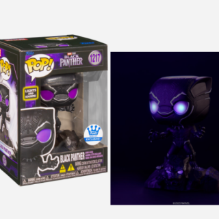 Φιγούρα Funko POP! Marvel - Black Panther - Black Panther (with Lights and Sounds) (Funko Exclusive) #1217