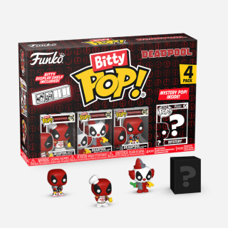 Φιγούρα Funko POP! Bitty Marvel - Deadpool - Mystery 4 -Pack - Backyard Griller / Clown / Bedtime