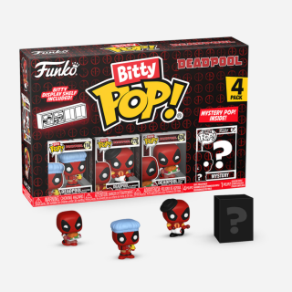Φιγούρα Funko POP! Bitty Marvel - Deadpool - Mystery 4 -Pack - Bathtime / Flamenco / Supper Hero