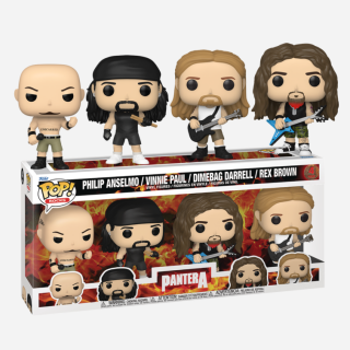 Φιγούρα Funko POP! Rocks - Pantera - Philip Anselmo / Vinnie Paul / Dimebag Darrell / Rex Brown
 4-Pack