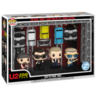 Φιγούρα Funko POP! Deluxe Moment Rocks - U2 - Zoo TV Tour 1993 - The Edge / Bono / Larry Mullen Jr. / Adam Clayton (Funko Special Edition) #05