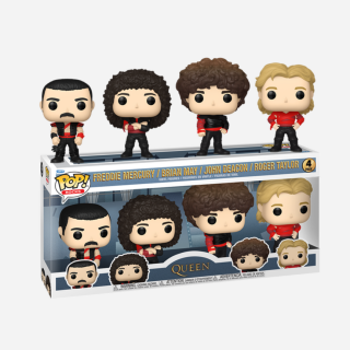 Φιγούρα Funko POP! Rocks - Queen - Radio Gaga - Freddie Mercury / Brian May / John Deacon / Roger Taylor 4-Pack