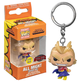 Φιγούρα Funko Pocket POP! My Hero Academia - All Might (Silver Age) (Special Edition) (Glows in the Dark) Vinyl Figure Keychain
