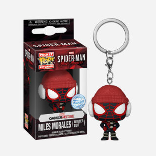 Φιγούρα Funko Pocket POP! Marvel - Spider-Man - Miles Morales (Winter Suit) Vinyl Figure Keychain