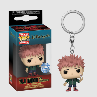 Φιγούρα Funko Pocket POP! Jujutsu Kaisen - Yuji Itadori with Sukuna Mouth (Funko Special Edition) Vinyl Figure Keychain