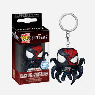 Φιγούρα Funko Pocket POP! Marvel - GamerVerse - Spider-Man 2 - Advanced Suit 2.0 Symbiote Takeover Vinyl Figure Keychain