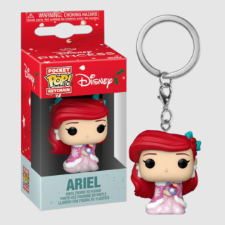 Μπρελόκ Φιγούρα Funko Pocket POP! Keychain Disney Princess - Ariel (with Ornament) (Christmas)