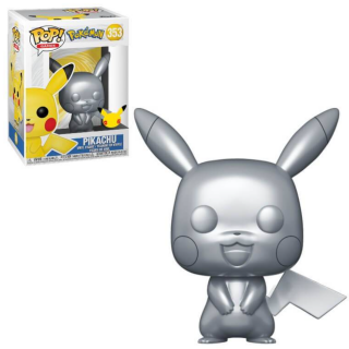 Φιγούρα Funko POP! Pokemon - Pikachu (Silver) (Pokemon Celebrations 25) #353