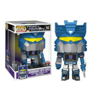 Φιγούρα Funko POP! Jumbo (25cm) Transformers - Soundwave with Tapes (Special Edition) #93