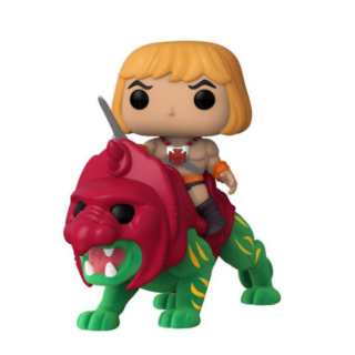 Φιγούρα Funko POP! Rides Masters of the Universe - He-Man on Battle Bat (flocked) (Special Edition) #84