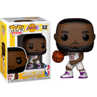 Φιγούρα Funko POP! NBA - Los Angeles Lakers - LeBron James (White Jersey) #52