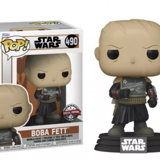 Φιγούρα Funko POP! Star Wars - The Mandalorian - Boba Fett without Helmet (Special Edition) #490