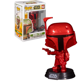 Φιγούρα Funko POP! Star Wars - Boba Fett (Red Chrome) (Special Edition) #462