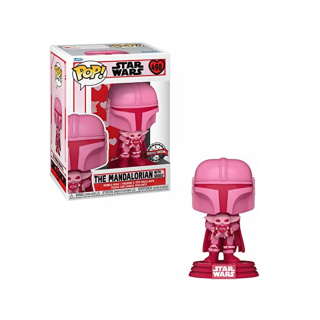 Φιγούρα Funko POP! Star Wars - The Mandalorian with Grogu (Valentine) (Special Edition) #498